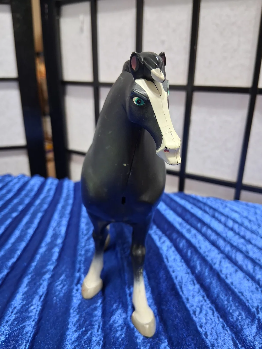 Disney Mulan, Khan The Horse Figurine with Teal Eyes